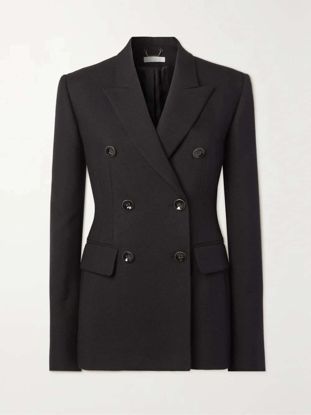 Chloé Wool, Silk and Cashmere-blend Blazer in black