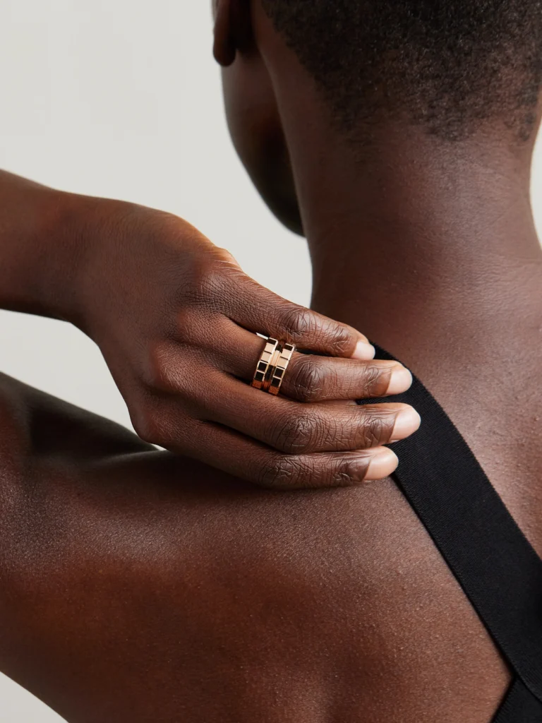 Chopard Ice Cube 18-karat Rose Gold Ring