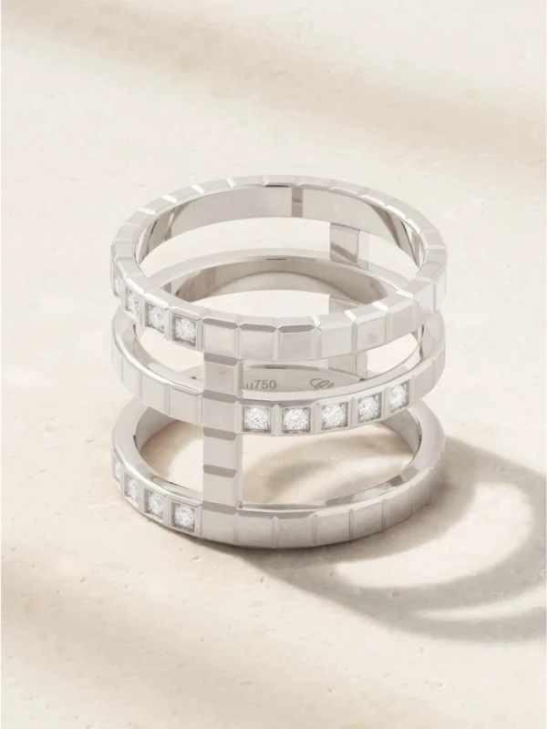 Chopard Ice Cube 18-karat White Gold Diamond Ring