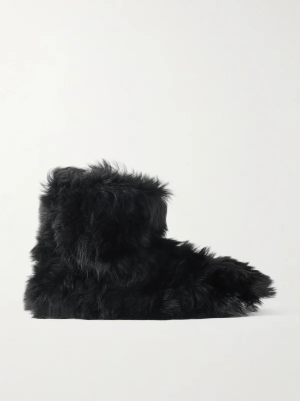 Christen Big Boot Shearling Ankle Boots