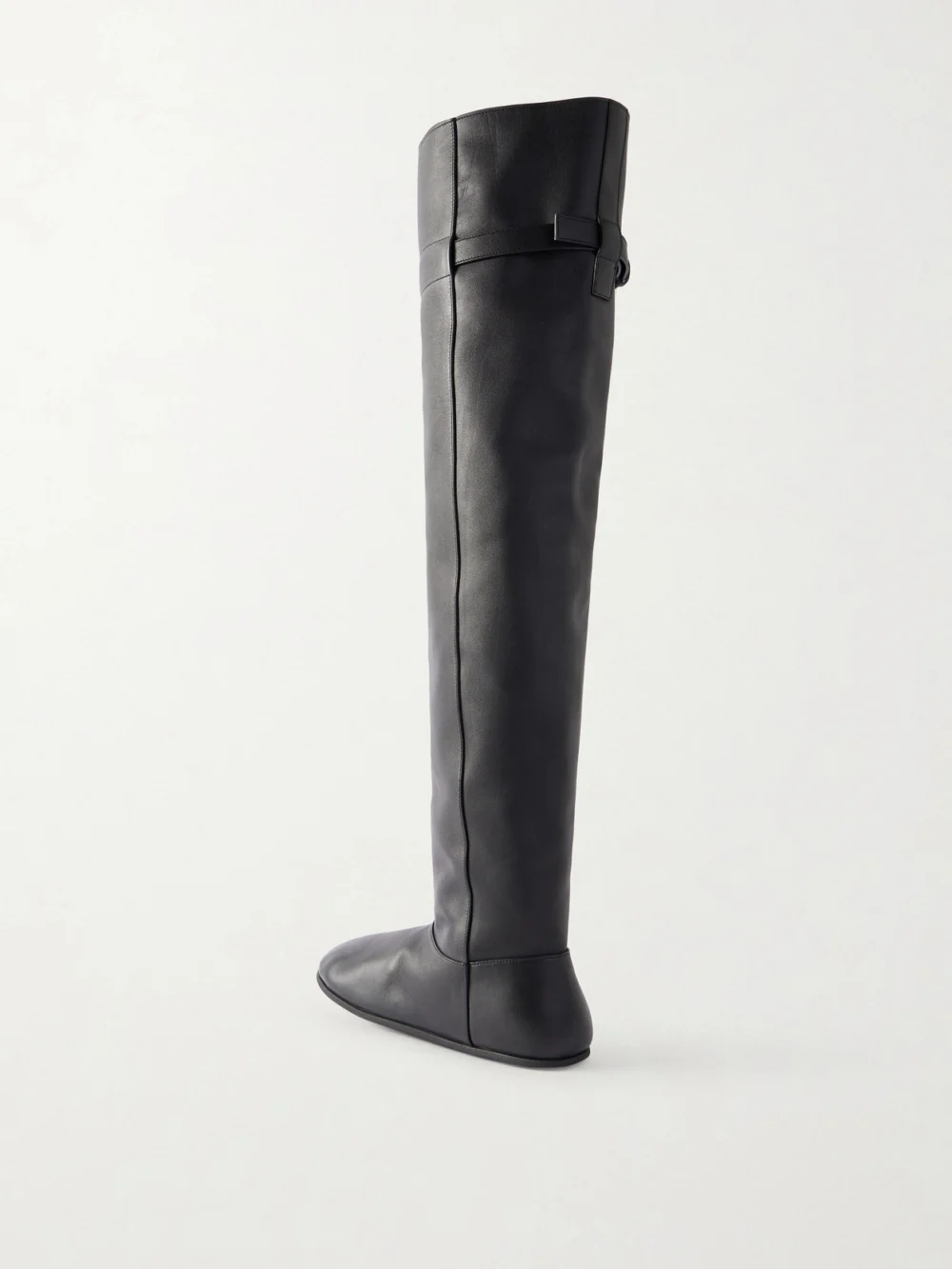 Back view of the Christen Santiago Leather Knee Boots