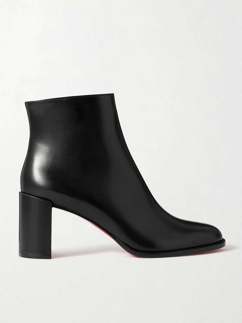 Christian Louboutin Adoxa 70 Leather Ankle Boots in black