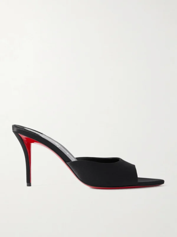 Christian Louboutin Apostropha 80 Satin Mules