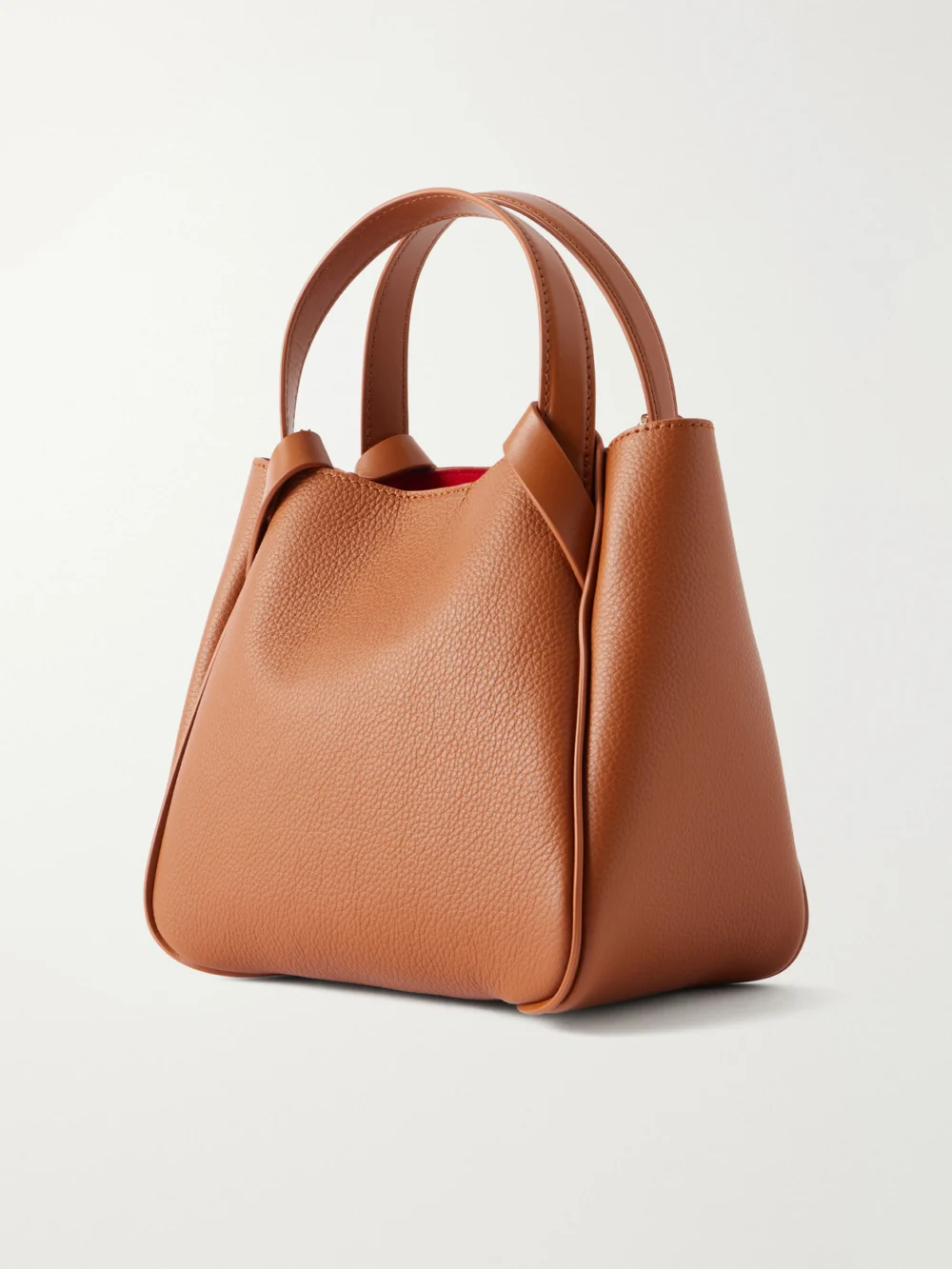 Back view of the Christian Louboutin Bettina Mini Embellished Leather Top Handle Bag