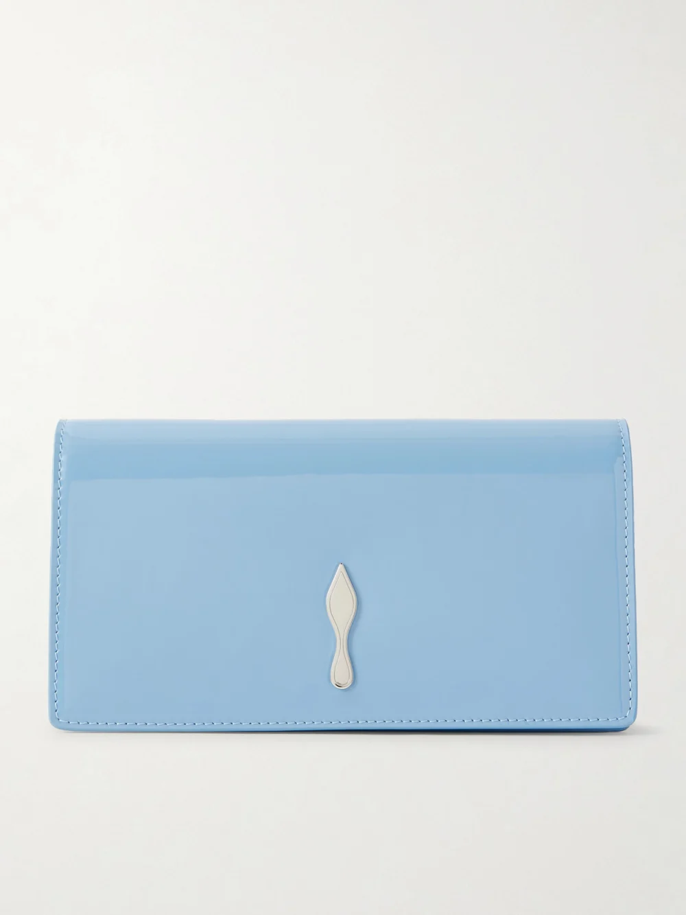 Christian Louboutin Bettina Patent-leather Clutch in blue