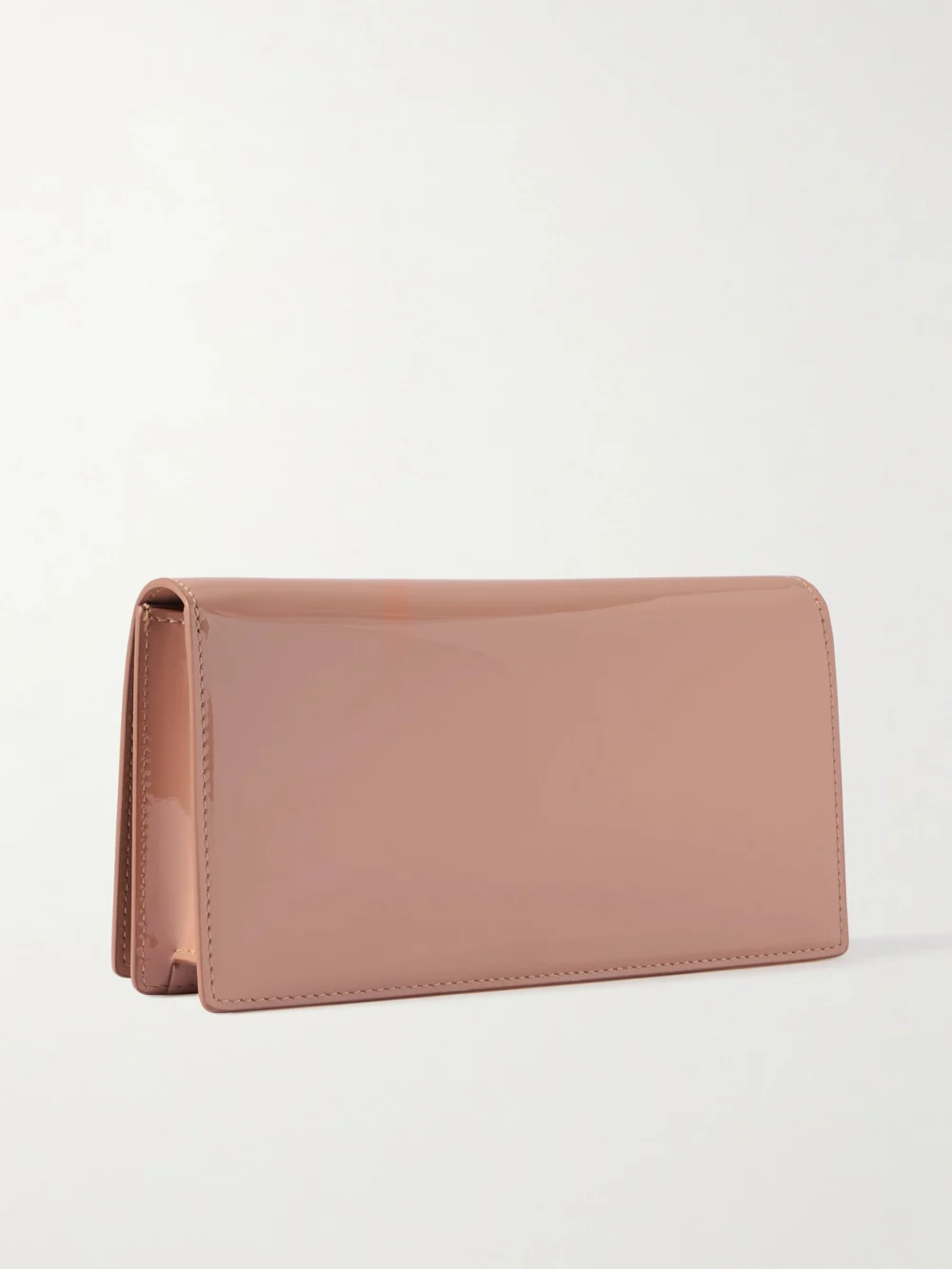 Back view of the Christian Louboutin Bettina Patent-leather Clutch