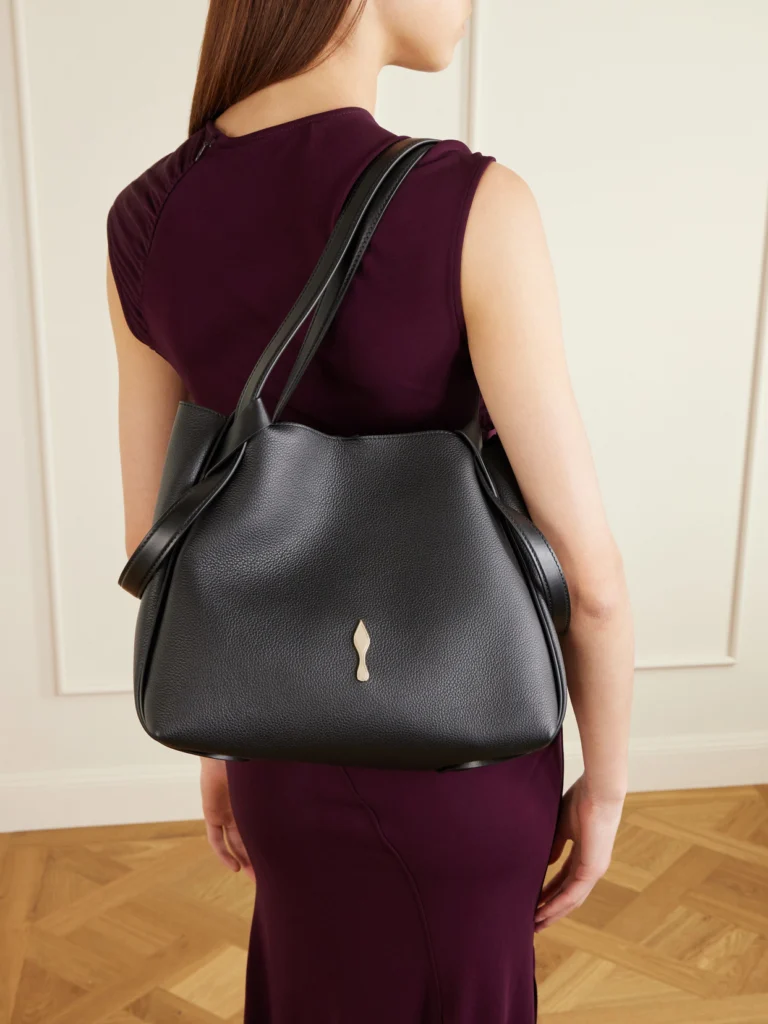 Christian Louboutin Bettina Small Embellished Leather Tote