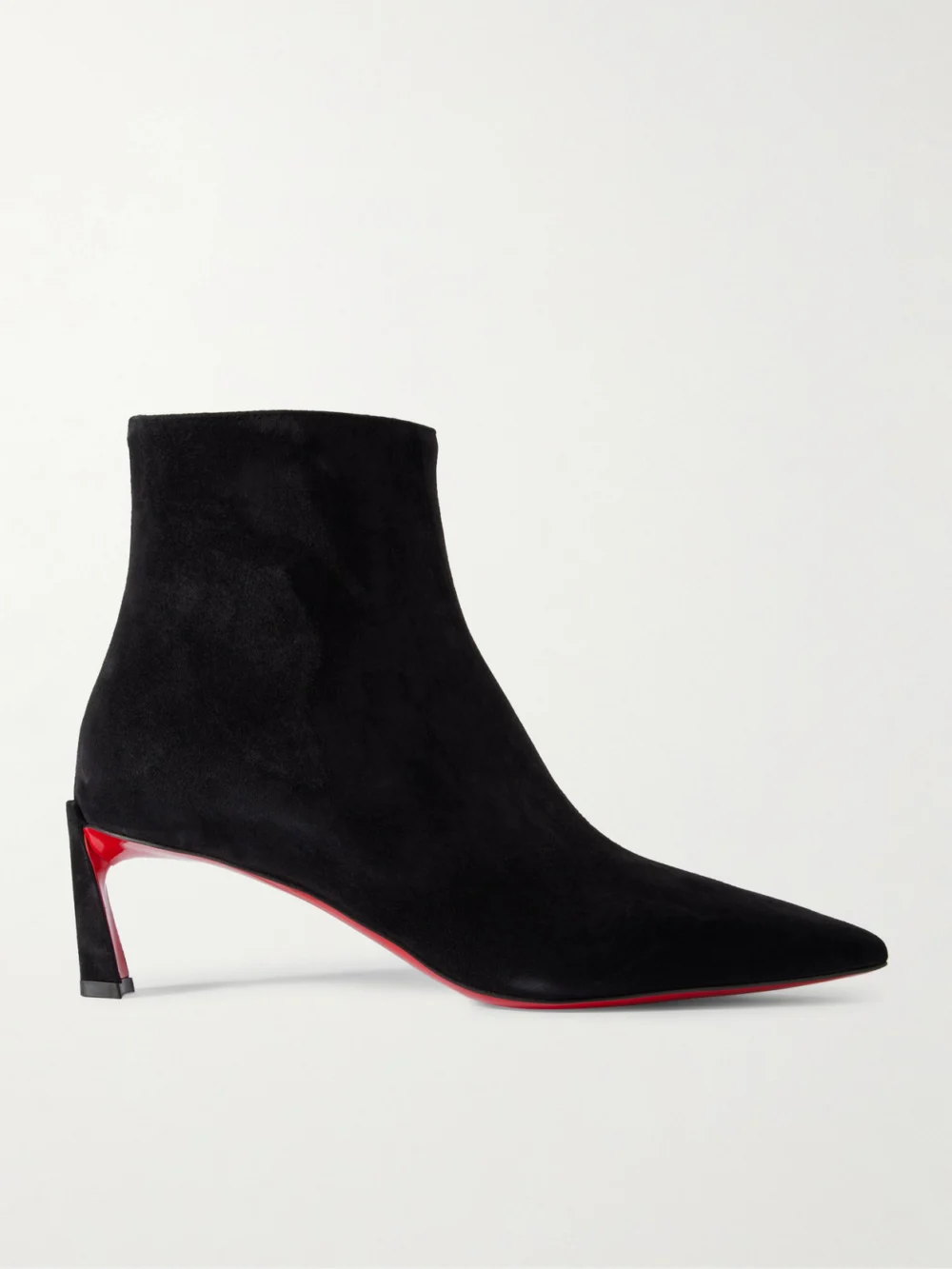 Christian Louboutin Condora Booty 55 Suede Ankle Boots in black