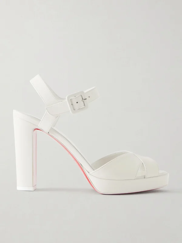 Christian Louboutin Cora 100 Leather Sandals