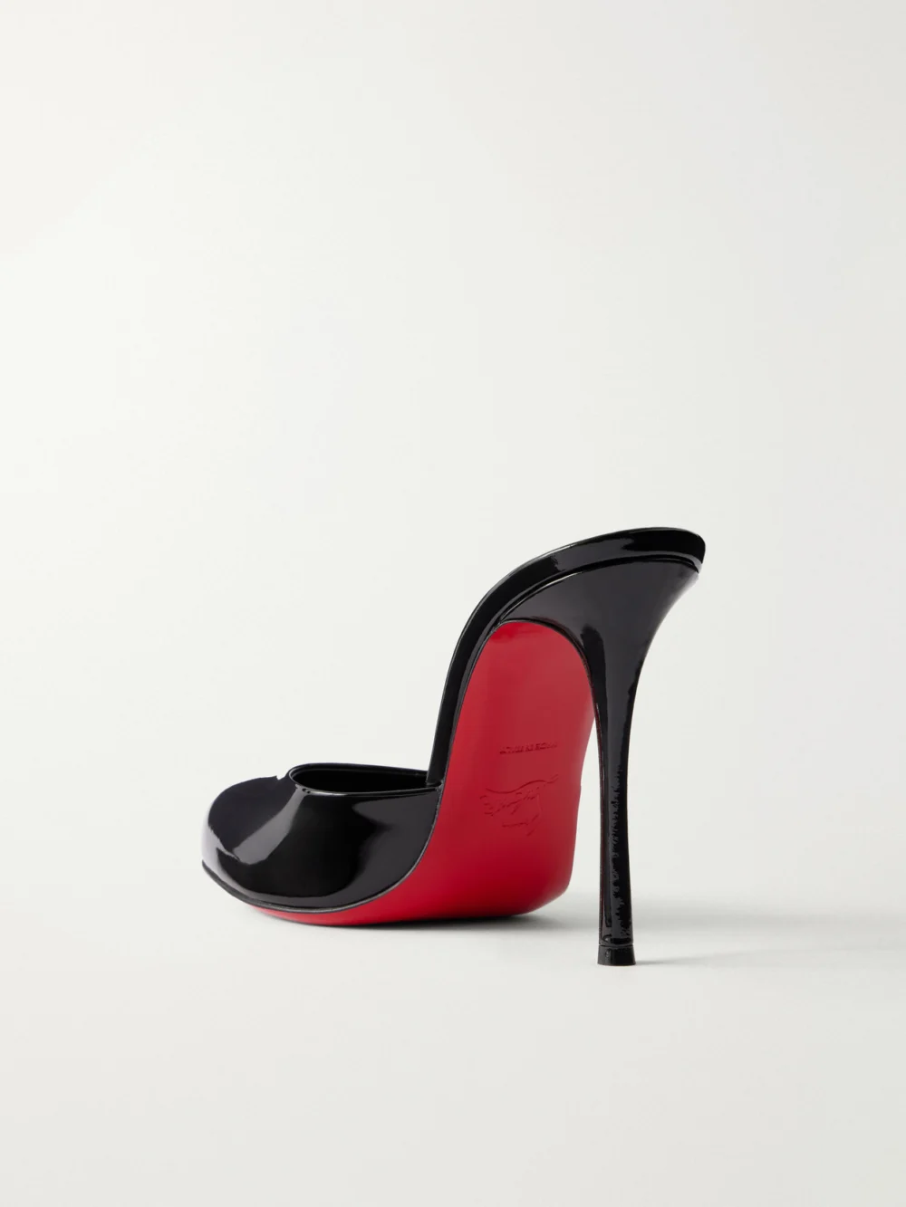 Back view of the Christian Louboutin Dolly 100 Patent-leather Pumps