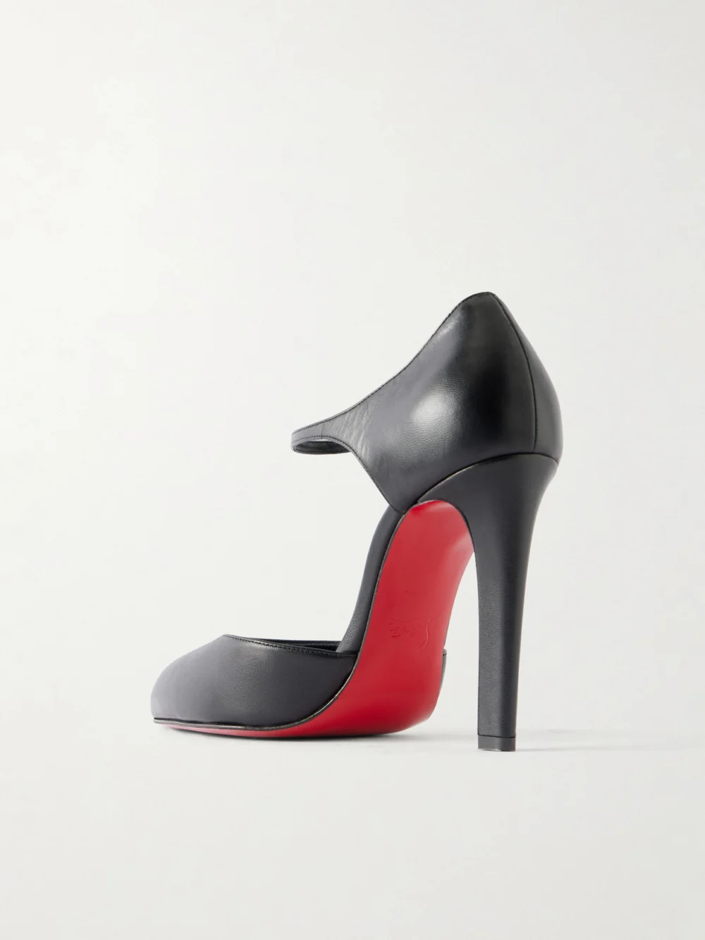 Back view of the Christian Louboutin Fanny 100 Leather Pumps
