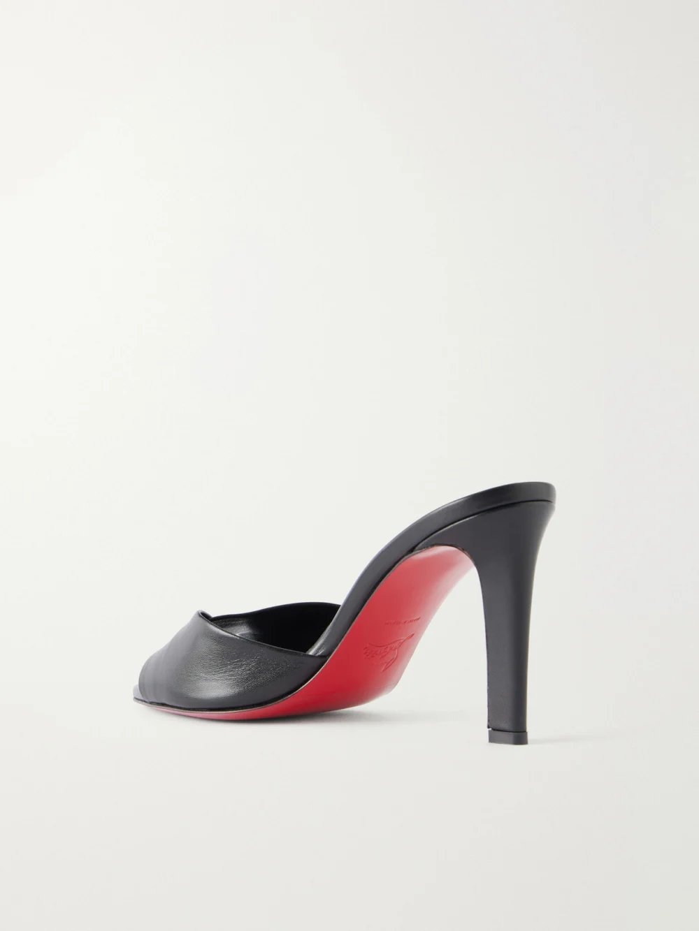 Back view of the Christian Louboutin Fanny 85 Leather Mules