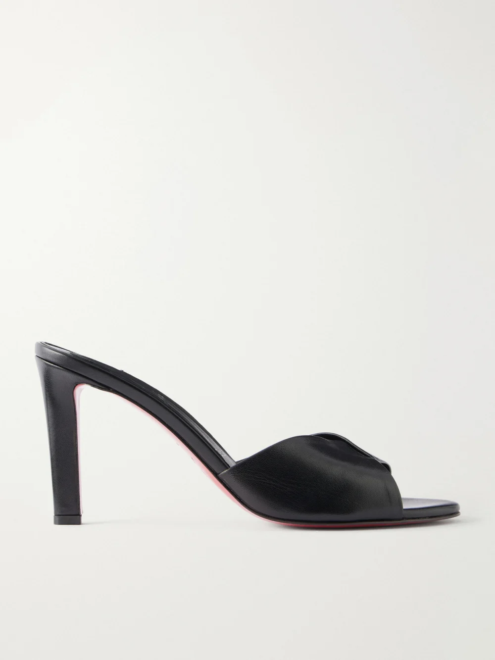 Christian Louboutin Fanny 85 Leather Mules in black