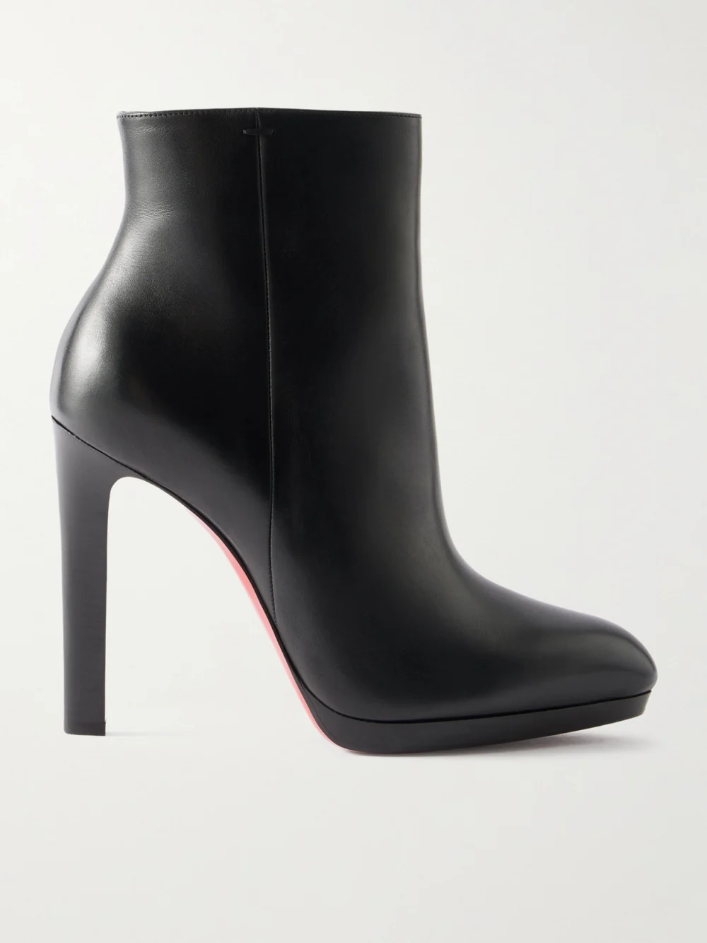 Christian Louboutin Fannylove 120 Leather Ankle Boots in black