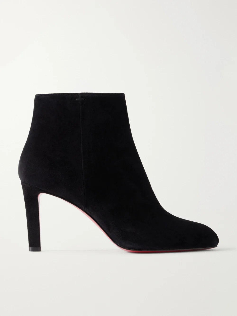 Christian Louboutin Fannylove 85 Suede Ankle Boots in black
