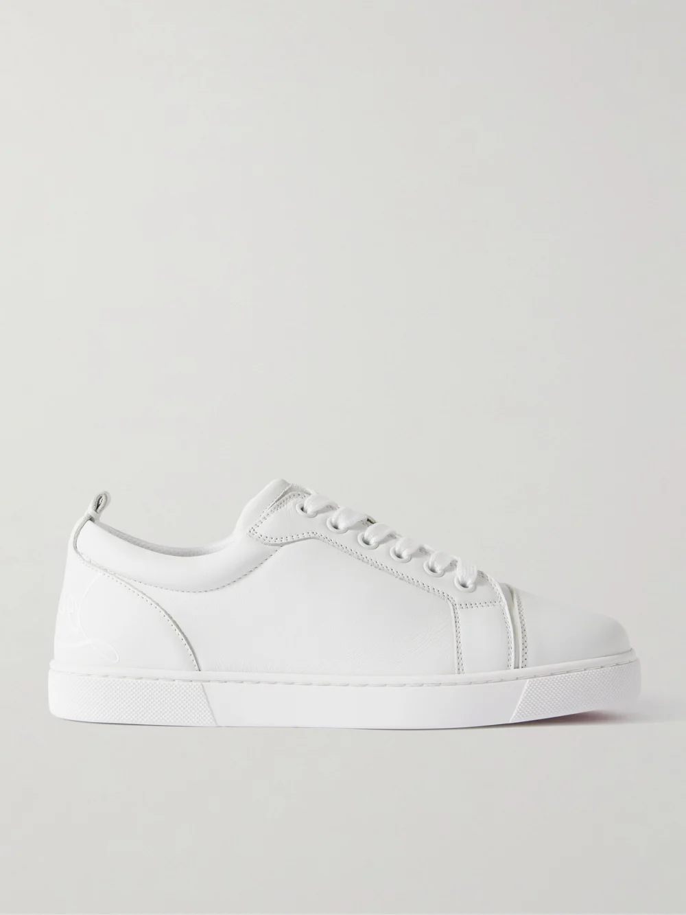 Christian Louboutin Fun Louise Junior Leather Sneakers in white
