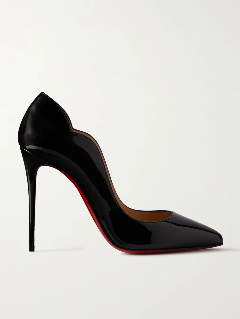 Christian Louboutin Hot Chick 100 Patent-leather Pumps in black
