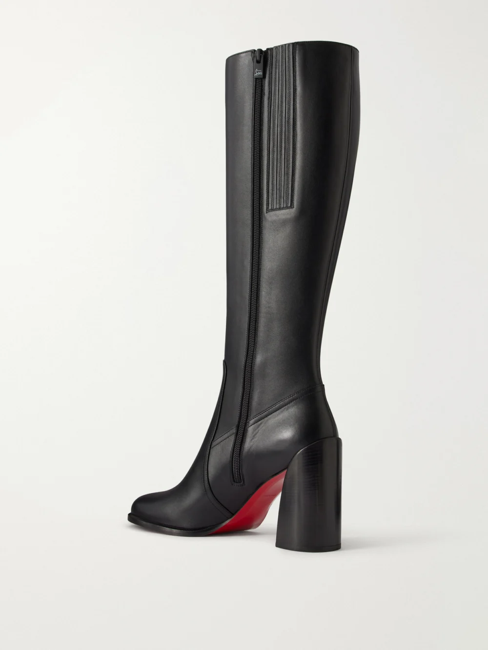Back view of the Christian Louboutin Iranina 85 Leather Knee Boots