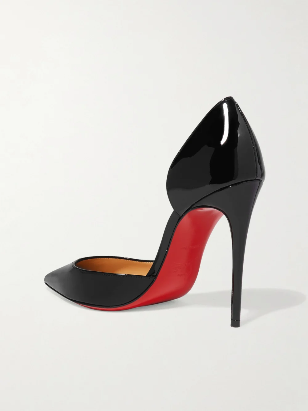 Back view of the Christian Louboutin Iriza 100 Patent-leather Pumps