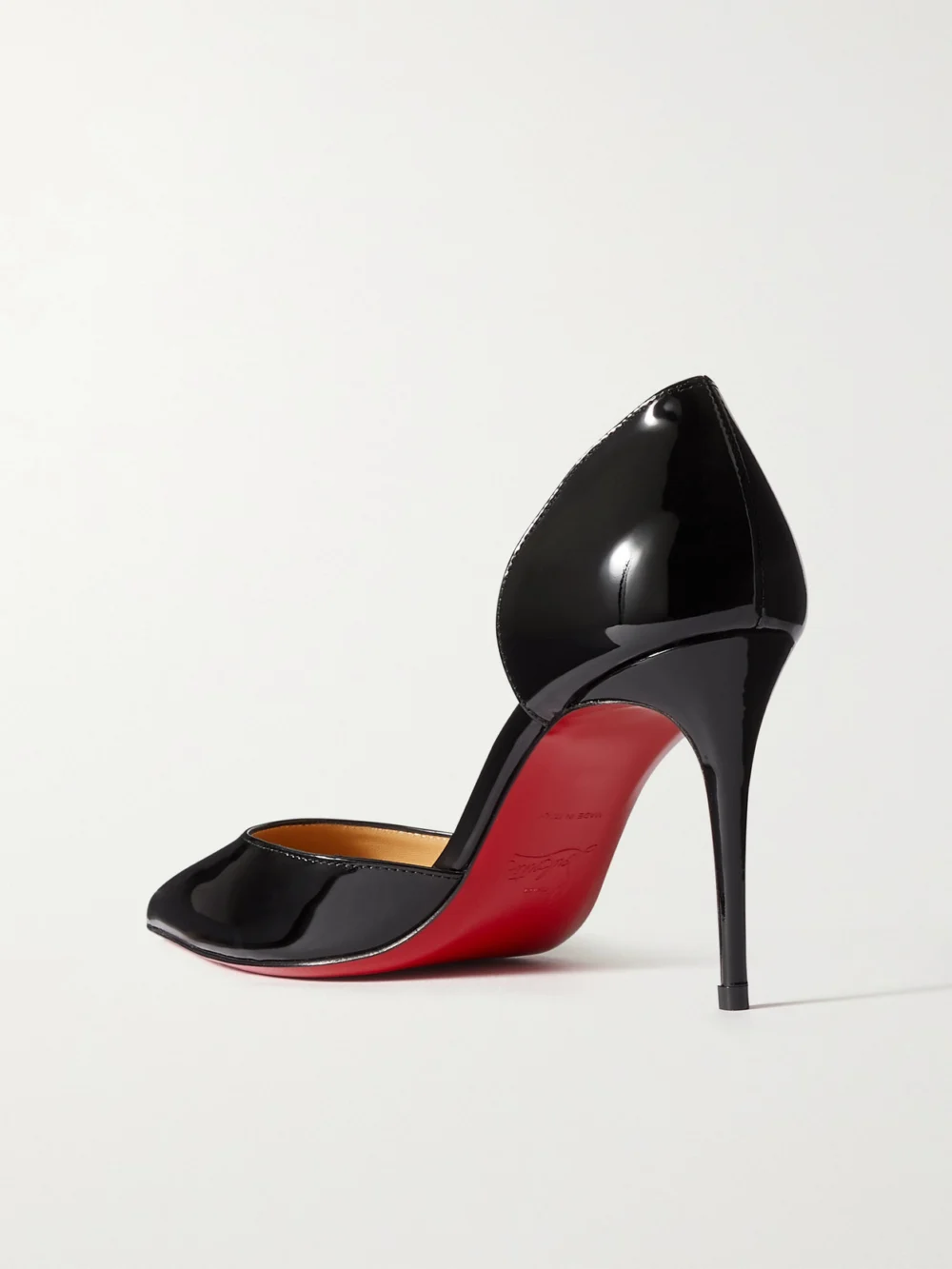 Back view of the Christian Louboutin Iriza 85 Patent-leather Pumps
