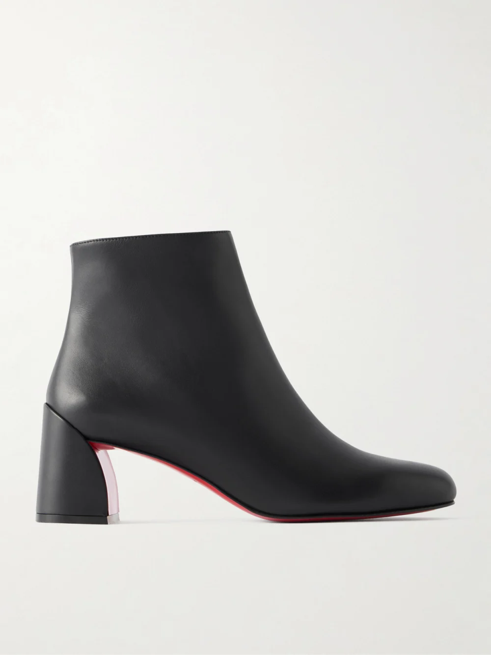 Christian Louboutin Jane 55 Leather Ankle Boots in black