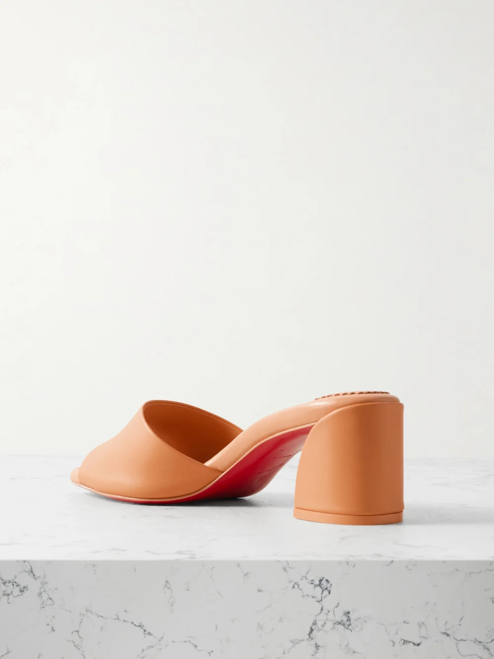 Back view of the Christian Louboutin Jane 55 Leather Mules
