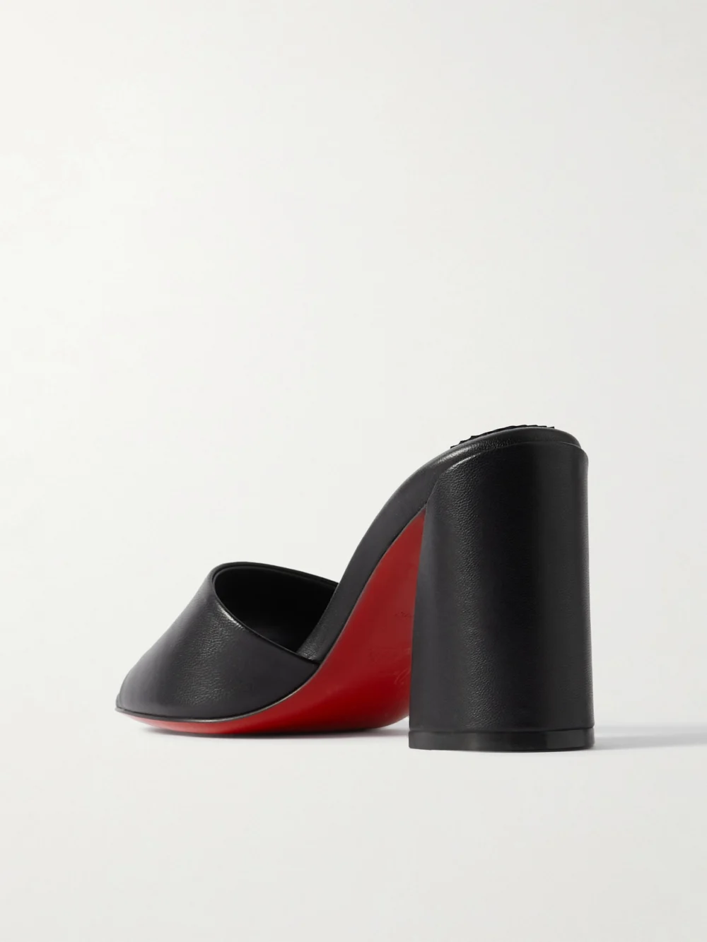Back view of the Christian Louboutin Jane 85 Leather Mules