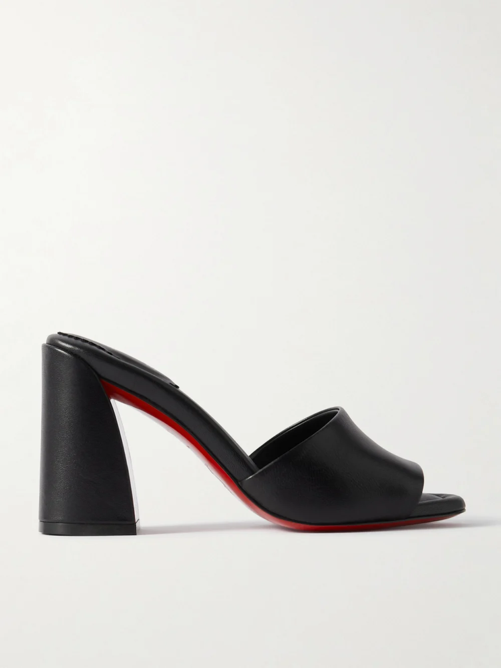 Christian Louboutin Jane 85 Leather Mules in black