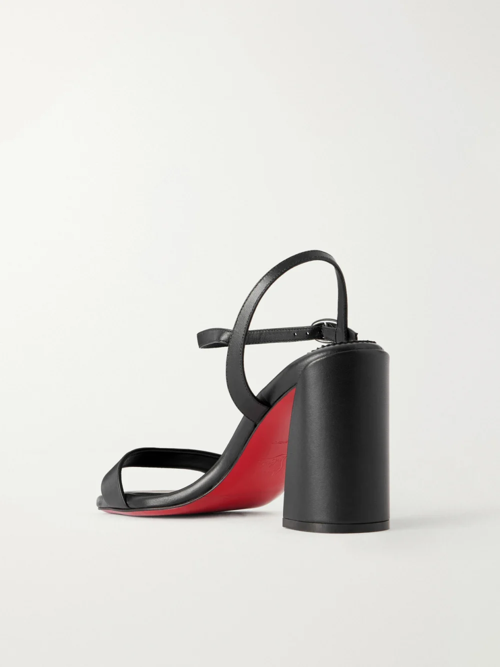 Back view of the Christian Louboutin Jane 85 Leather Sandals