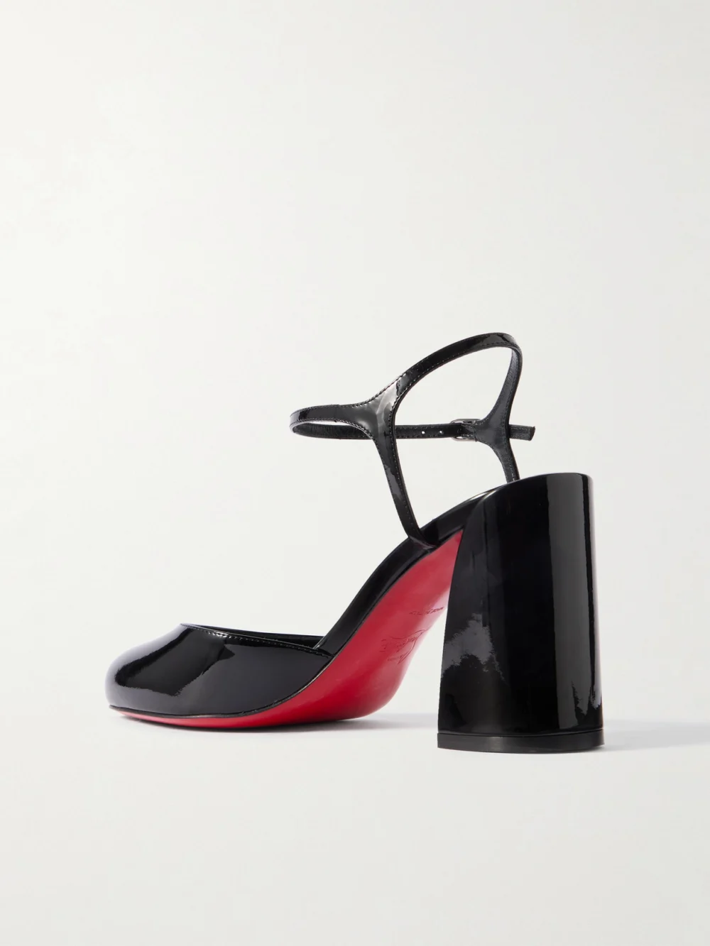 Back view of the Christian Louboutin Jane 85 Patent-leather Pumps