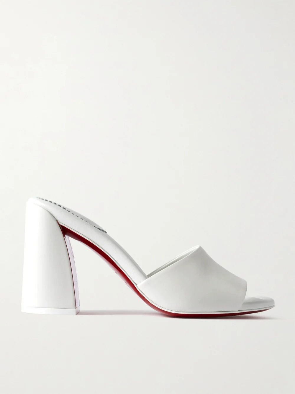 Christian Louboutin Jane Leather Mules in white