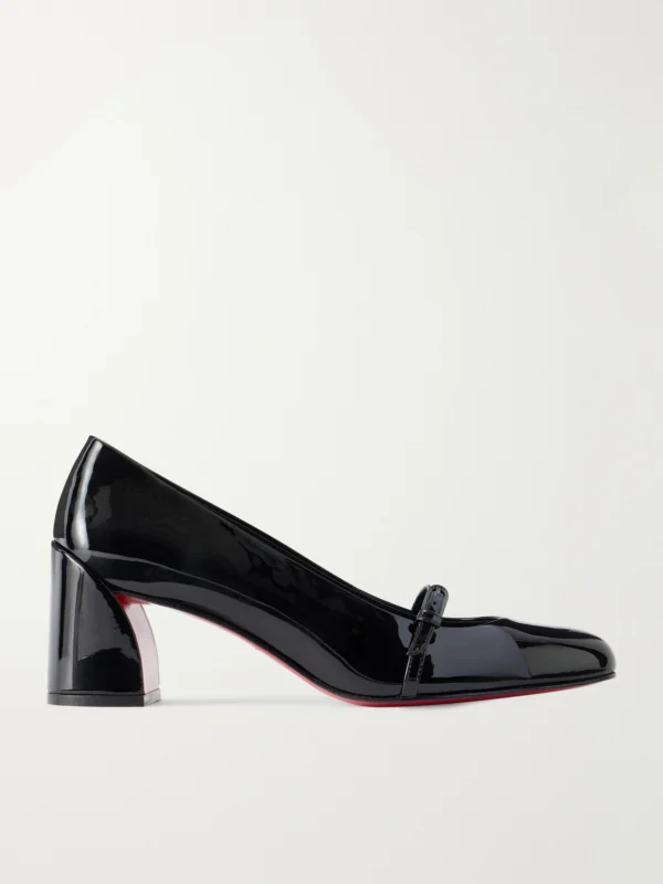 Christian Louboutin Jane Nina 55 Patent-leather Pumps