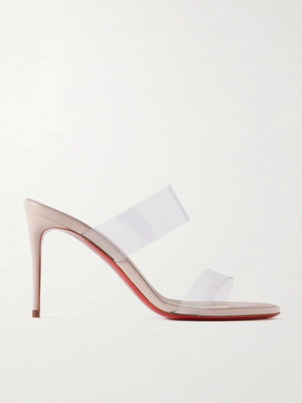 Christian Louboutin Just Loubi 85 Pvc Mules
