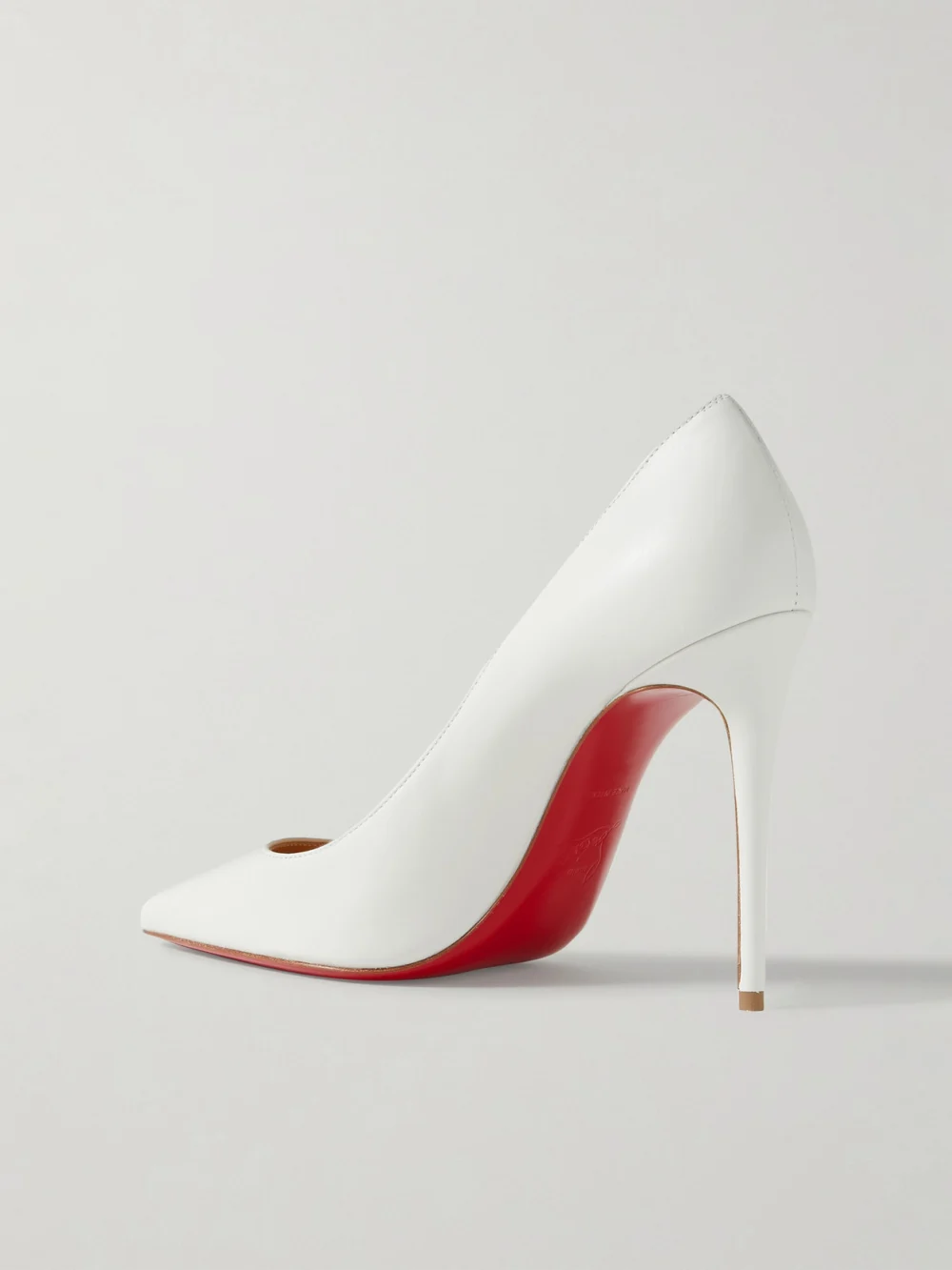 Back view of the Christian Louboutin Kate 100 Leather Pumps