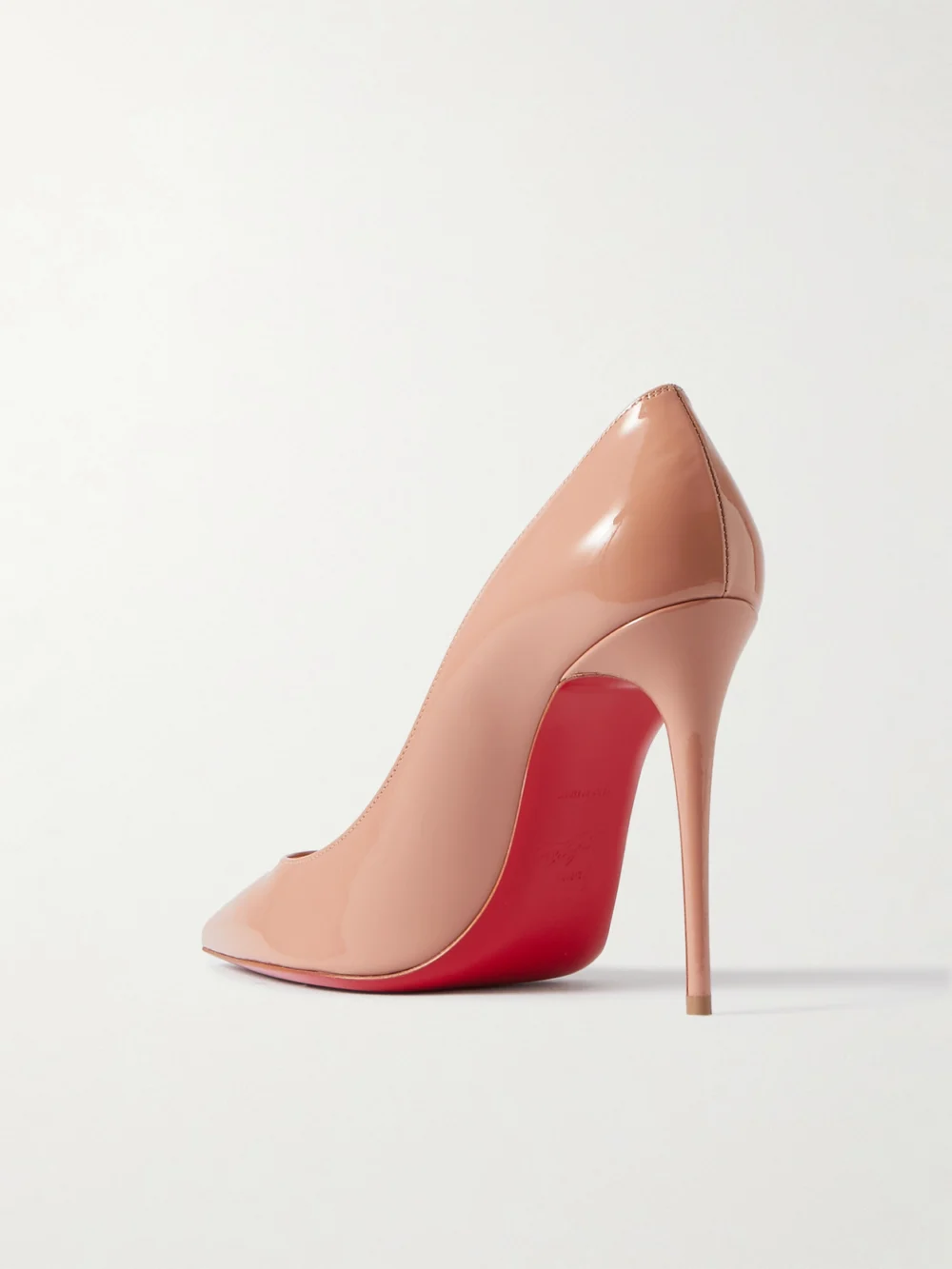 Back view of the Christian Louboutin Kate 100 Patent-leather Pumps