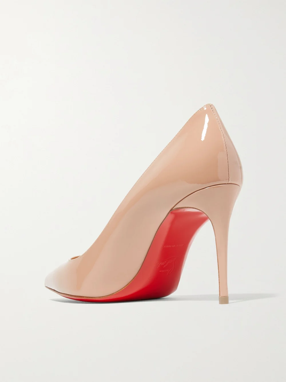 Back view of the Christian Louboutin Kate 85 Patent-leather Pumps
