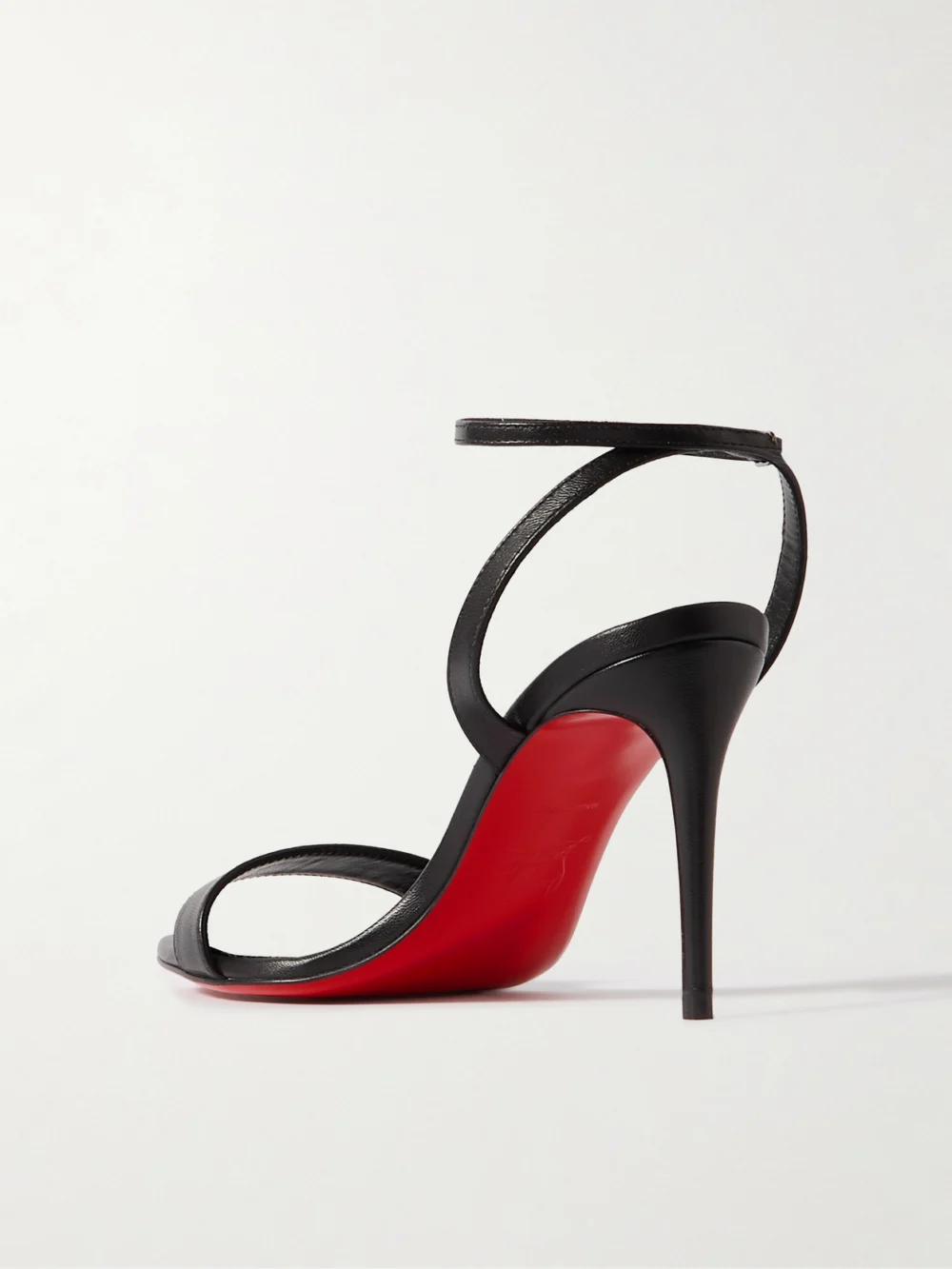 Back view of the Christian Louboutin Loubigirl 85 Leather Sandals