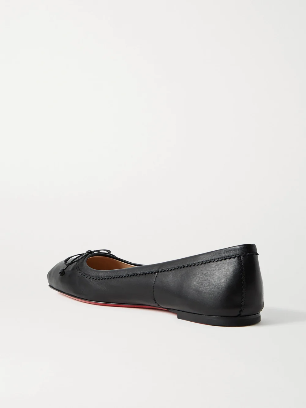Back view of the Christian Louboutin Mamadrague Leather Ballet Flats