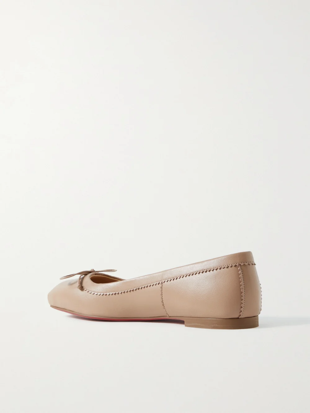 Back view of the Christian Louboutin Mamadrague Leather Ballet Flats