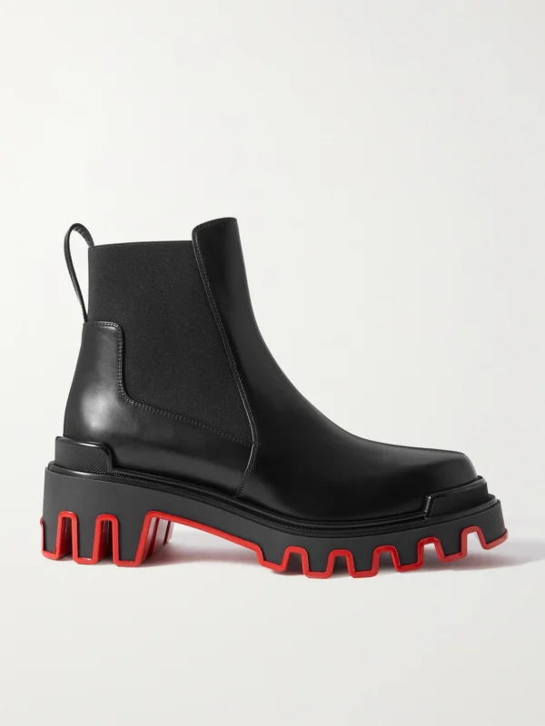 Christian Louboutin Marchacroche Dune Leather Chelsea Boots
