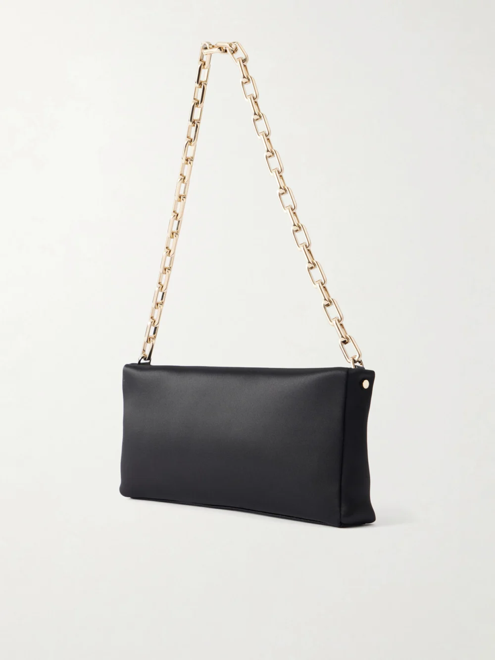 Back view of the Christian Louboutin Maykimay Crystal-embellished Satin Shoulder-bag