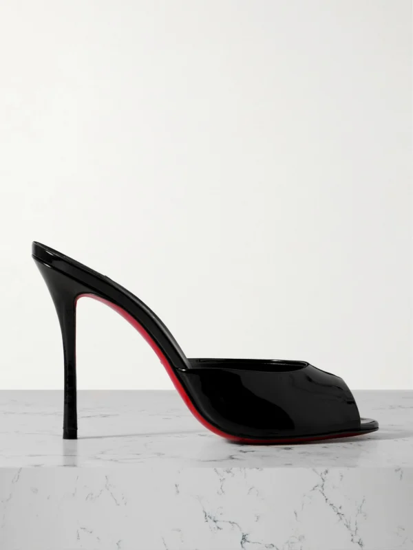 Christian Louboutin Me Dolly 100 Patent-leather Mules