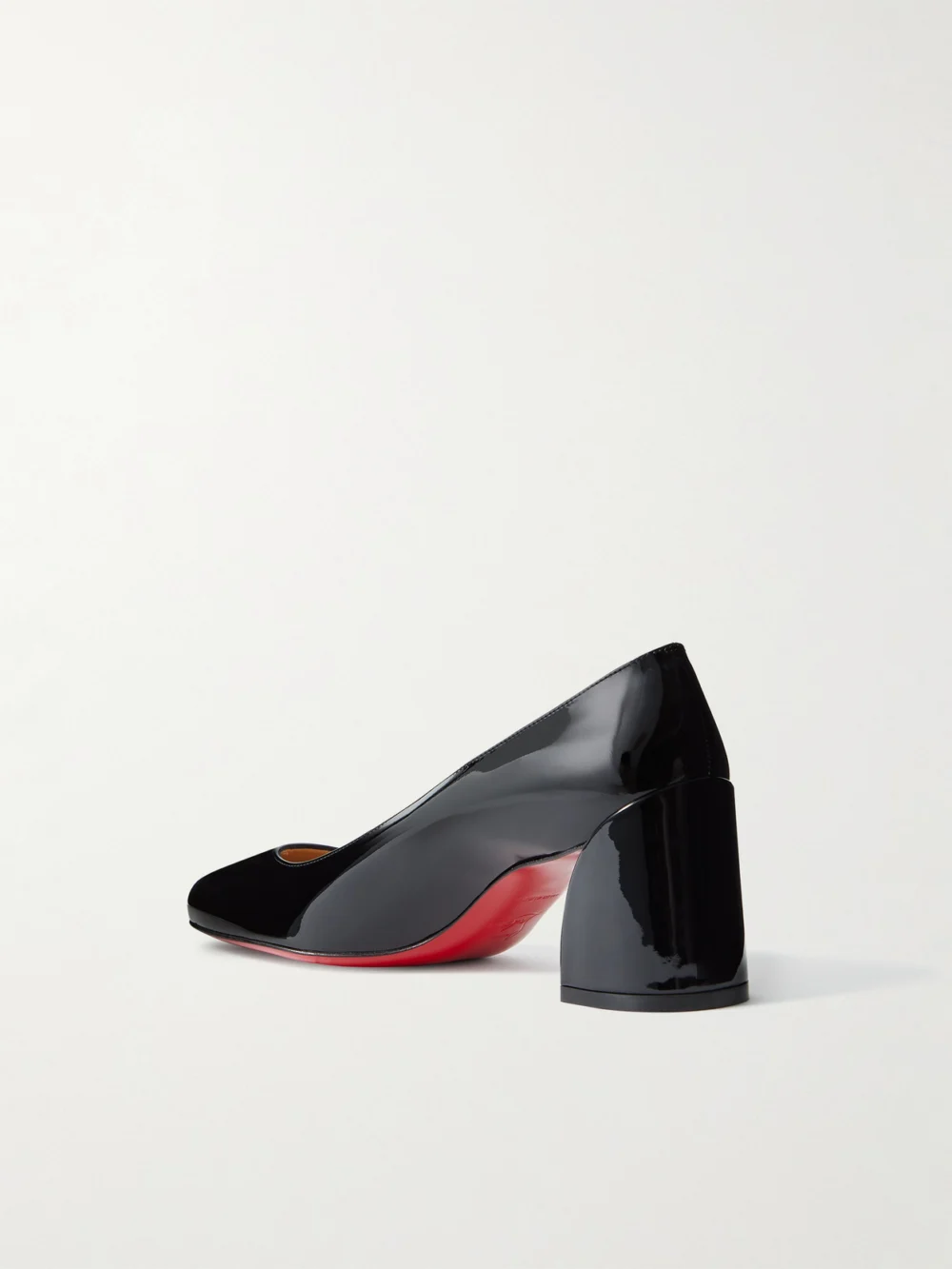 Back view of the Christian Louboutin Miss Sab 55 Patent-leather Pumps