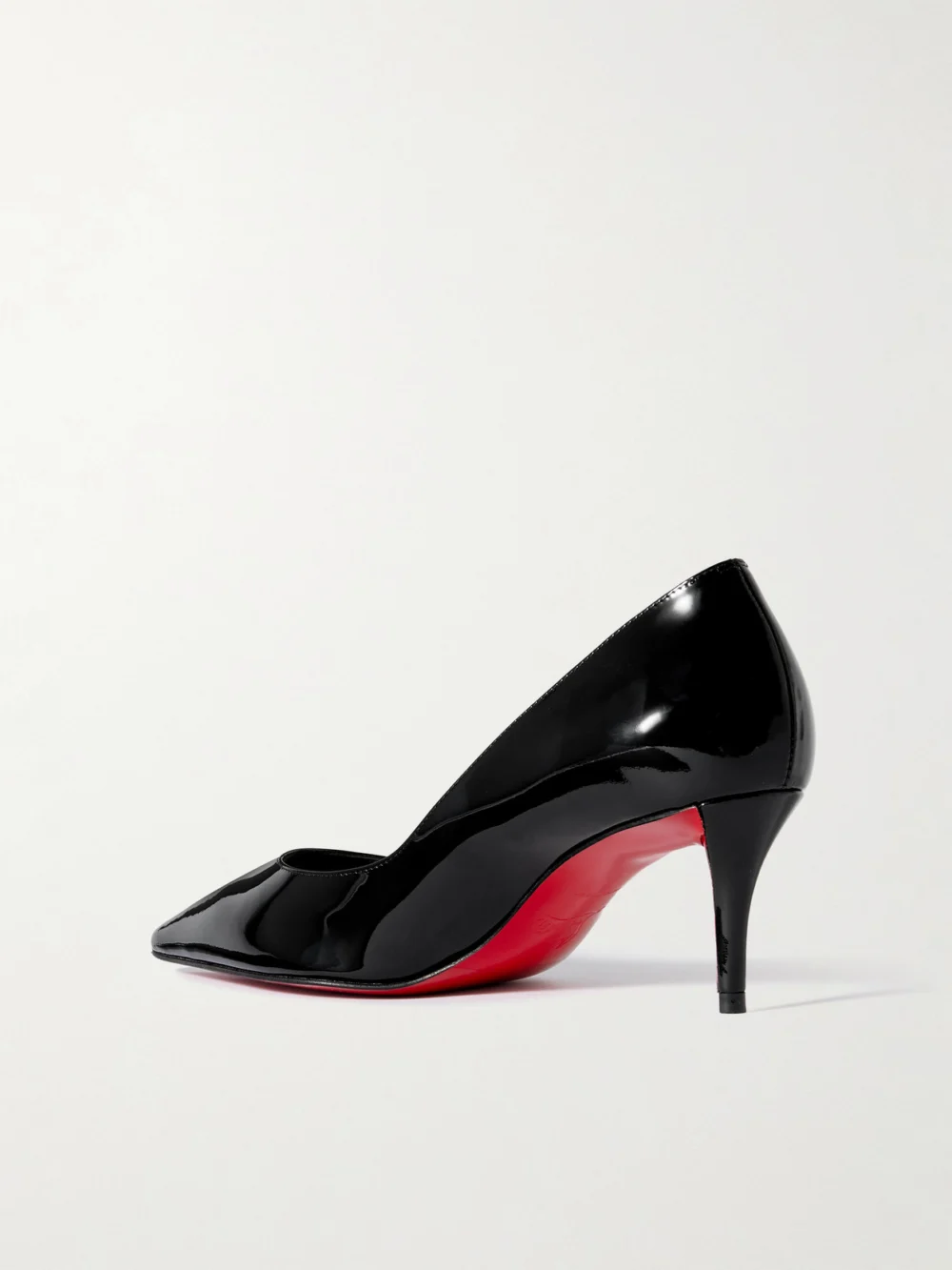 Back view of the Christian Louboutin Miss Z 60 Patent-leather Pumps