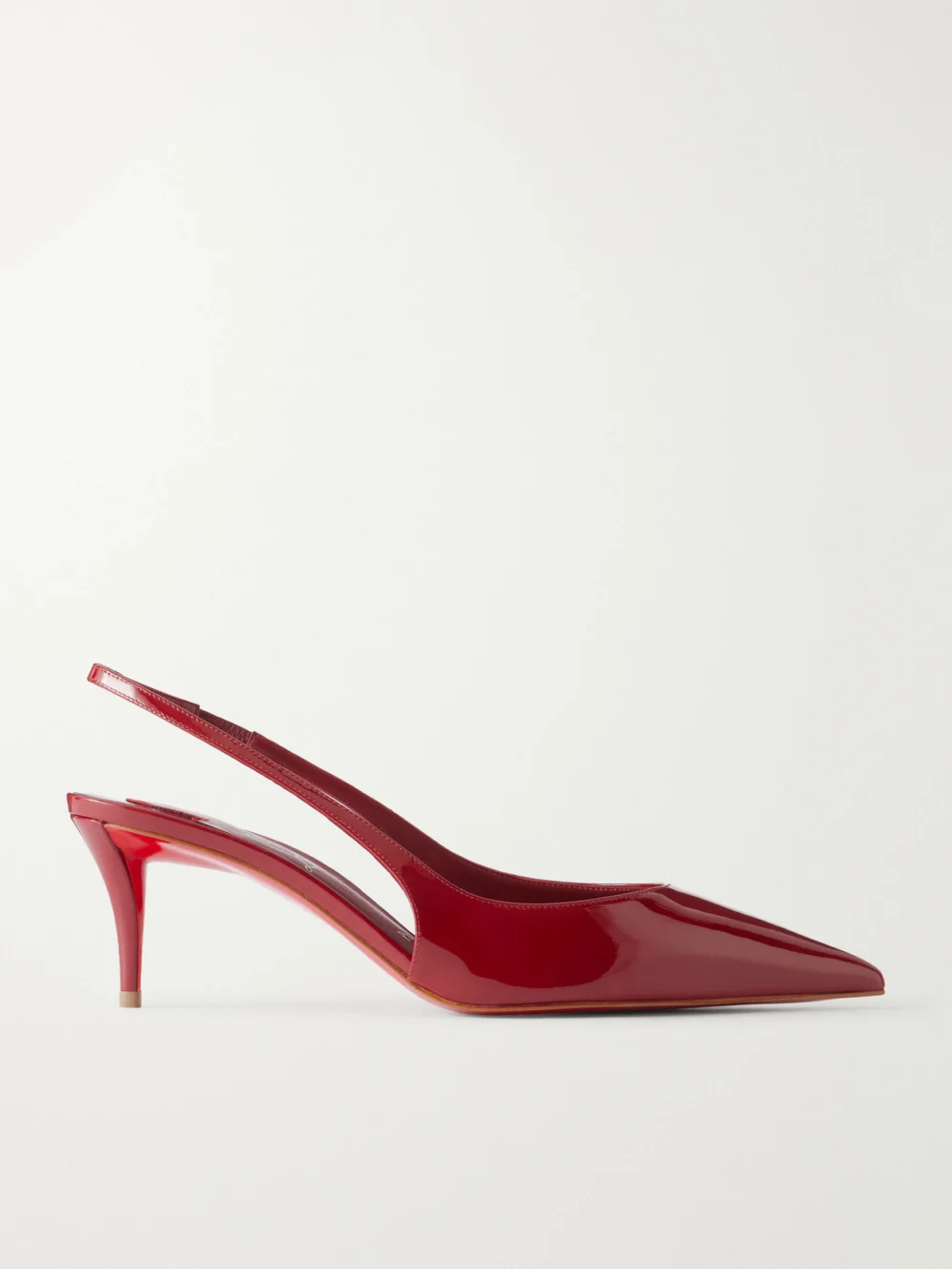 Christian Louboutin Miss Z 60 Patent Leather Pumps in red