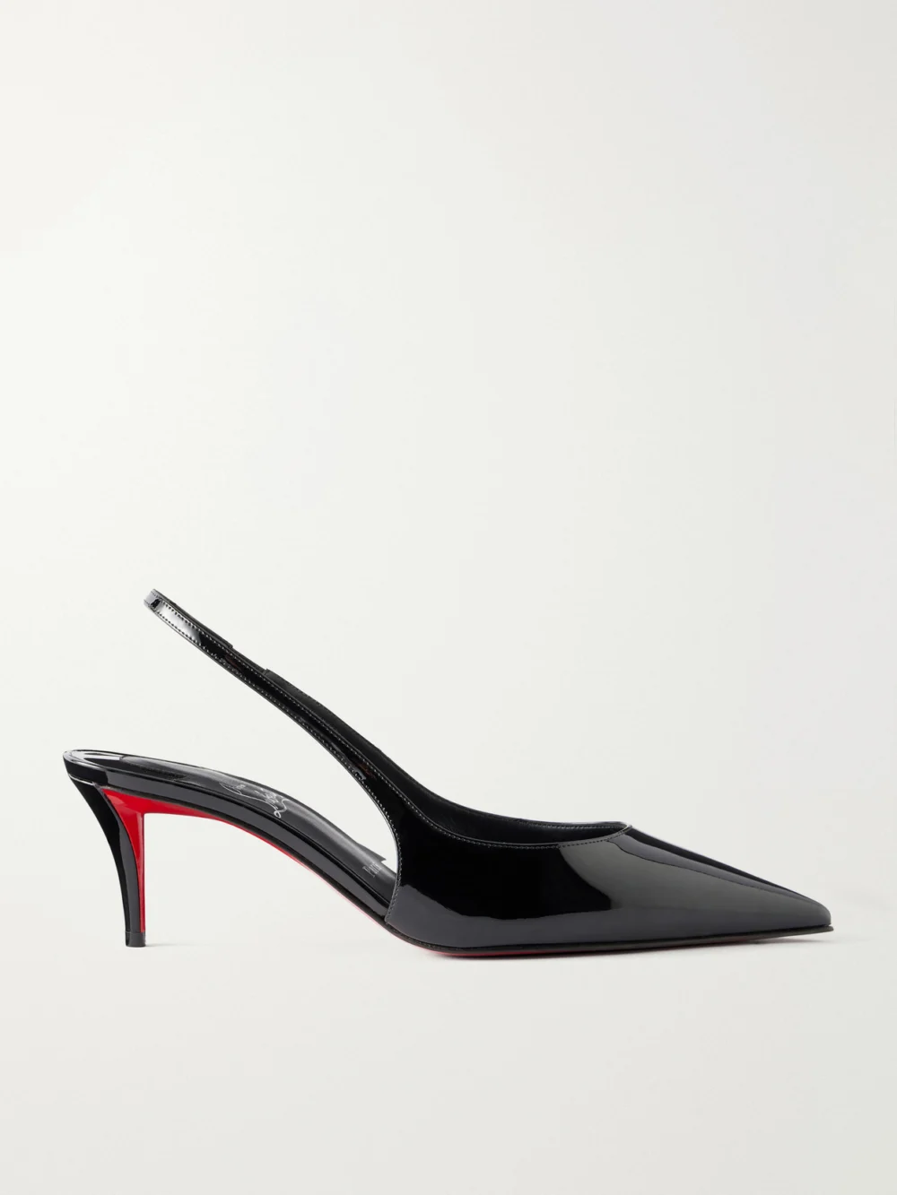 Christian Louboutin Miss Z 60 Patent-leather Slingback Pumps in black