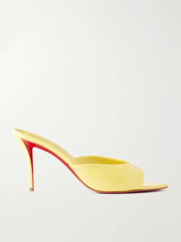 Christian Louboutin Miss Z 80 Leather Mules