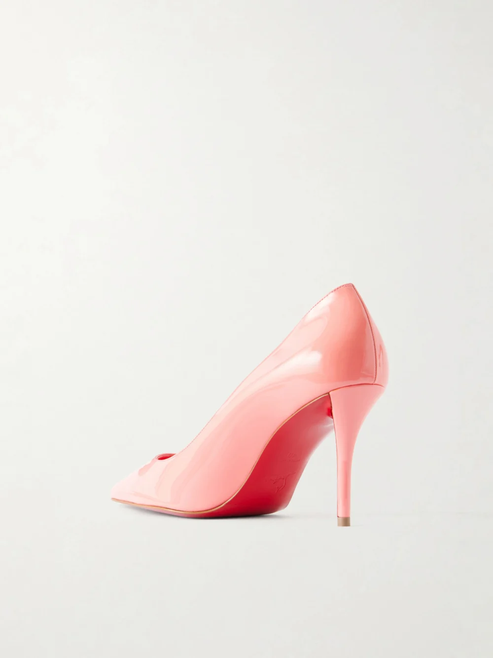 Back view of the Christian Louboutin Miss Z 80 Patent-leather Pumps
