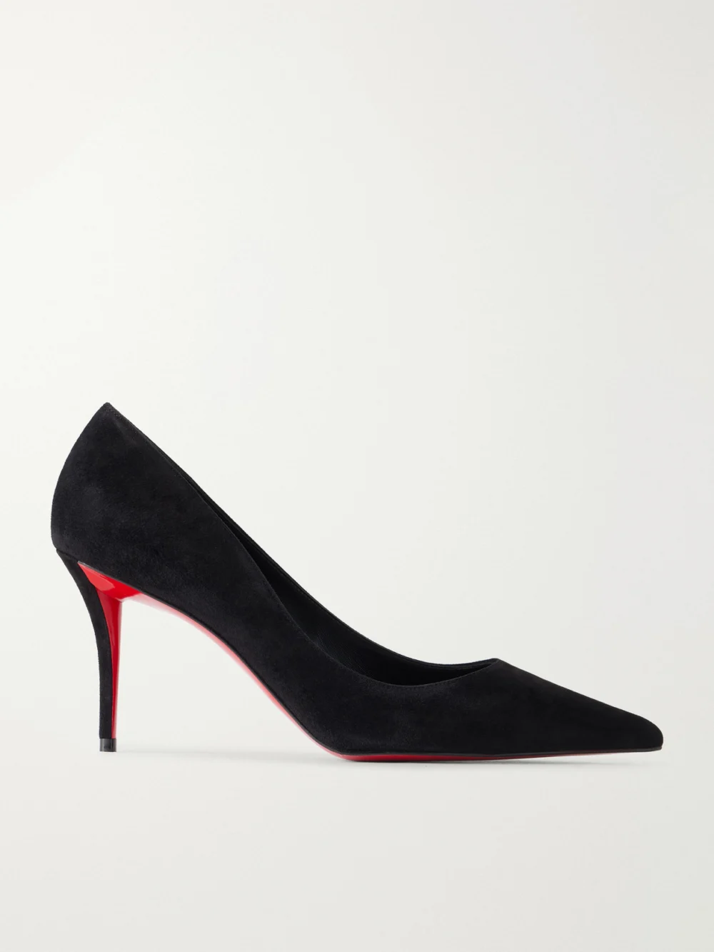 Christian Louboutin Miss Z 80 Suede Pumps in black