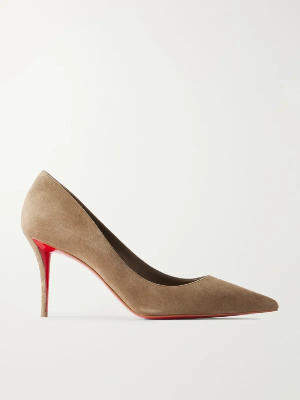 Christian Louboutin Miss Z 80 Suede Pumps